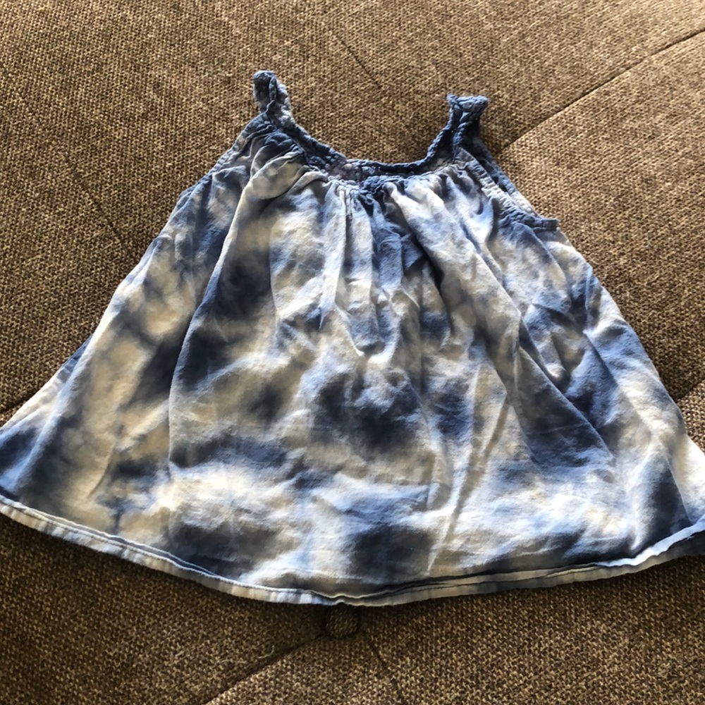 ART CLASS 12 mth blue and white tie dye dress